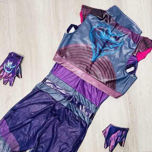 disney descendants Mal Halloween Cosplay Costume Size Medium - Picture 9 of 9